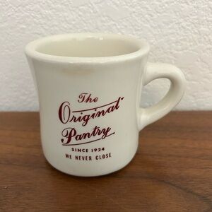 The Original Pantry Diner Coffee Mug Since 1924 We Never Close Los Angeles RARE